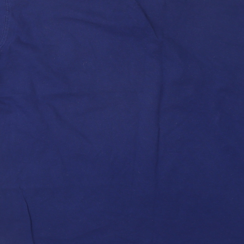 Avenue Mens Blue    T-Shirt Size L