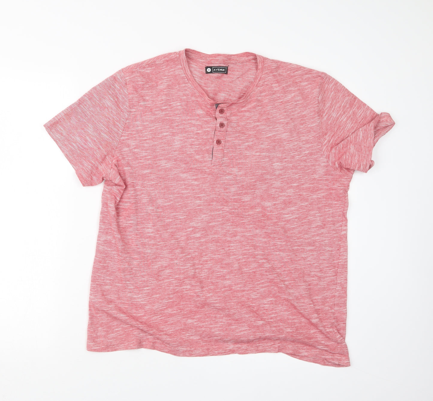 Avenue Mens Red    T-Shirt Size M