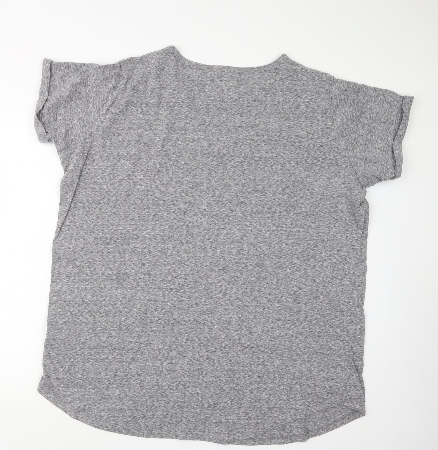 Matalan Womens Grey Geometric  Top Pyjama Top Size 20  - Christmas