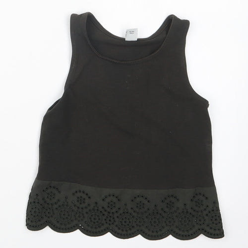 TU Girls Black   Basic Tank Size 5 Years