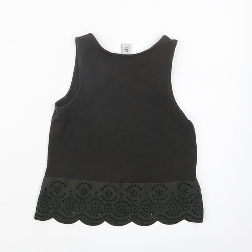 TU Girls Black   Basic Tank Size 5 Years