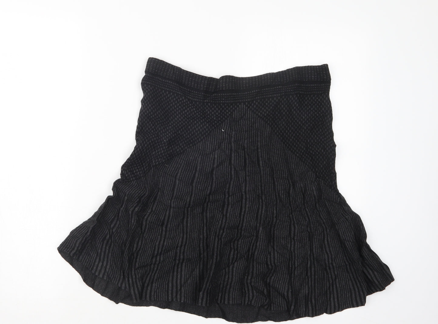 Max Studio Womens Black   A-Line Skirt Size L