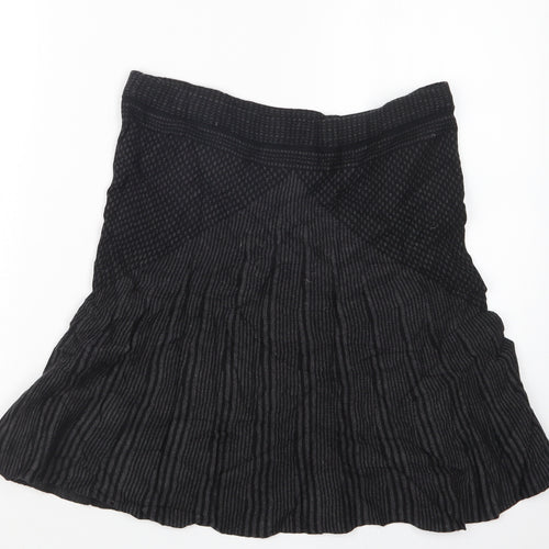 Max Studio Womens Black   A-Line Skirt Size L