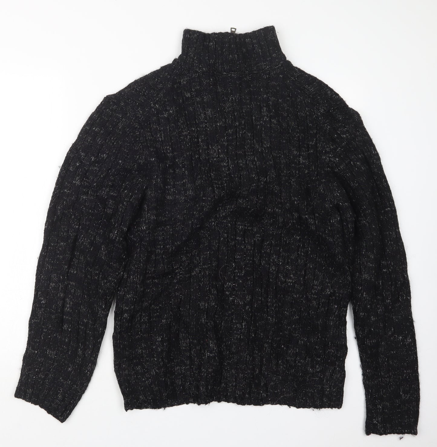 Marks and Spencer Mens Black  Knit Pullover Sweatshirt Size S
