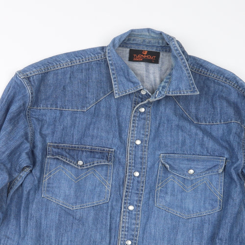 Turnhout Womens Blue  Denim Jacket  Size L