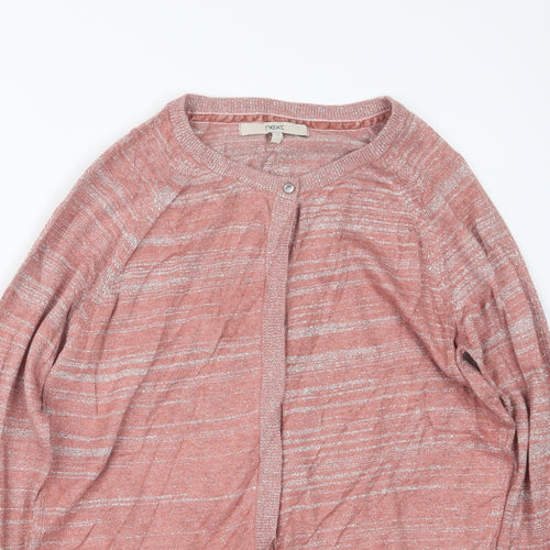 NEXT Womens Pink  Knit Cardigan Jumper Size 12
