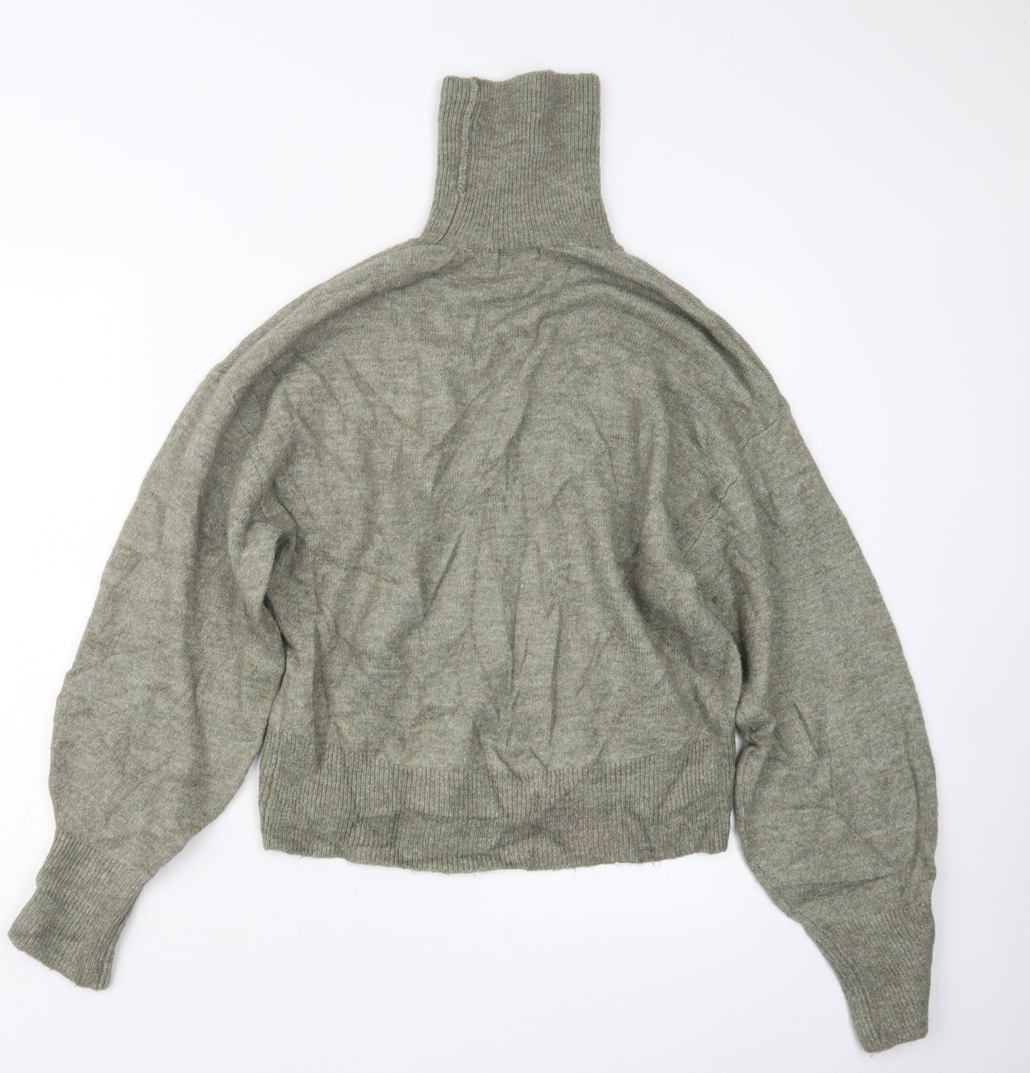 H&M Womens Green  Knit Pullover Jumper Size XS