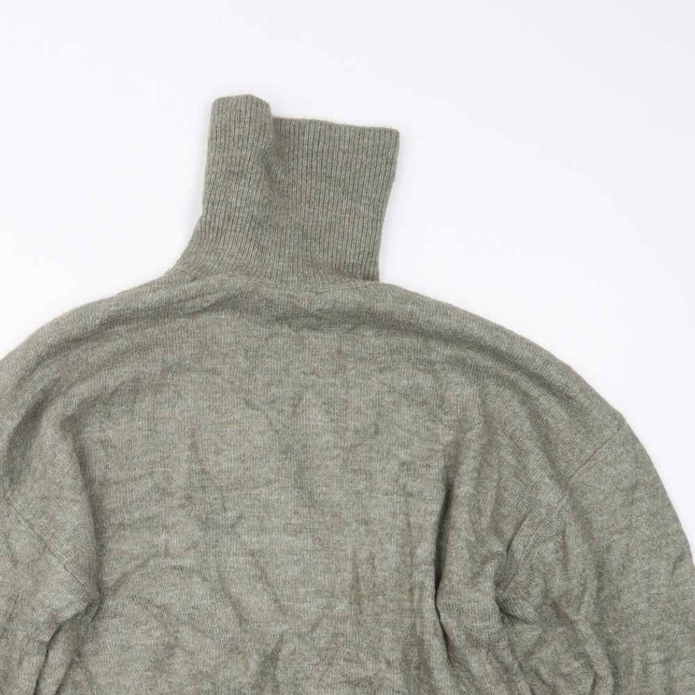H&M Womens Green  Knit Pullover Jumper Size XS
