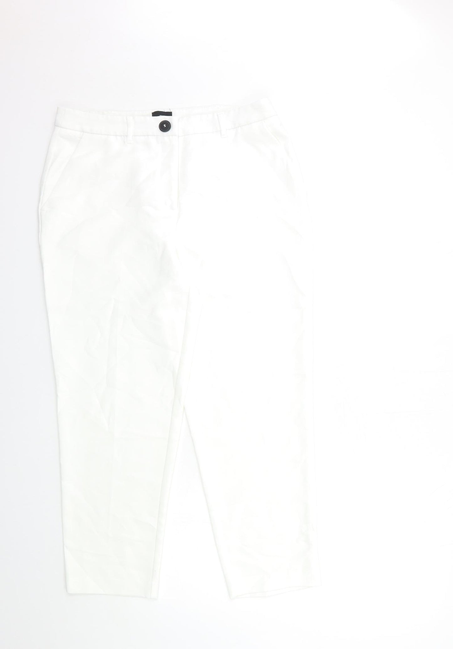 River Island Womens White   Trousers  Size 14 L25 in