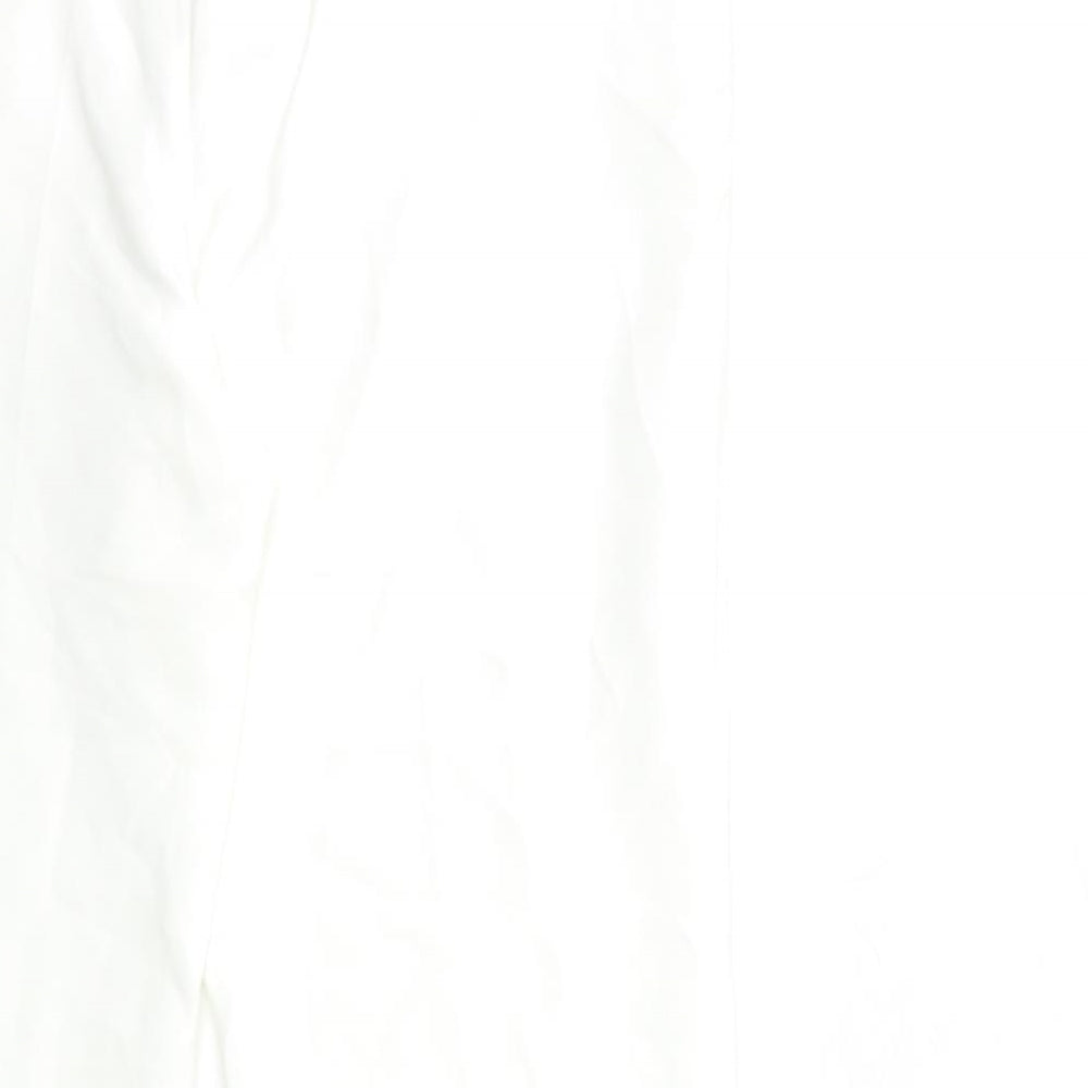 River Island Womens White   Trousers  Size 14 L25 in