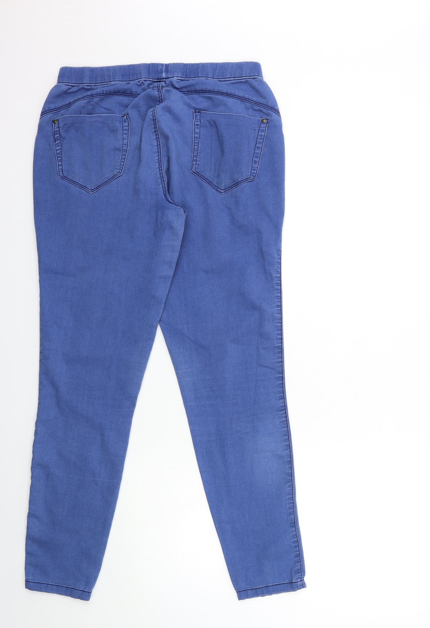 Denim & Co. Womens Blue  Denim Skinny Jeans Size 14 L29 in