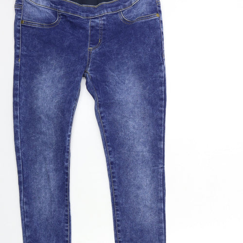 Boohoo Womens Black  Denim Skinny Jeans Size 8 L28 in