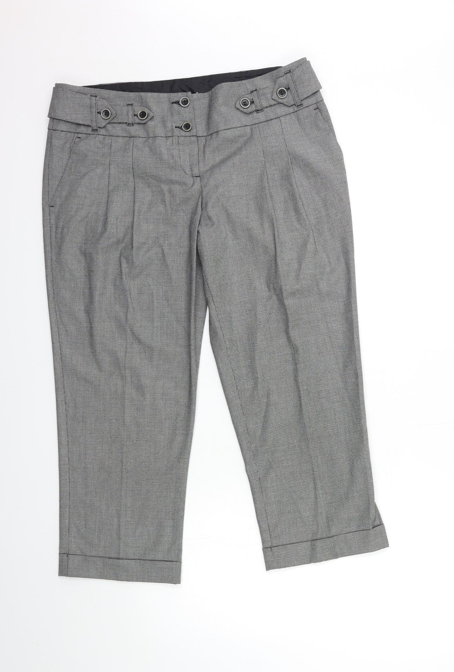 NEXT Womens Grey   Trousers  Size 14 L25 in