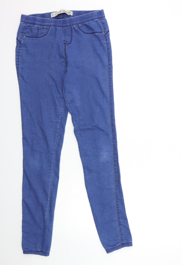 George Womens Blue Denim Jegging Jeans Size 8 L32 in