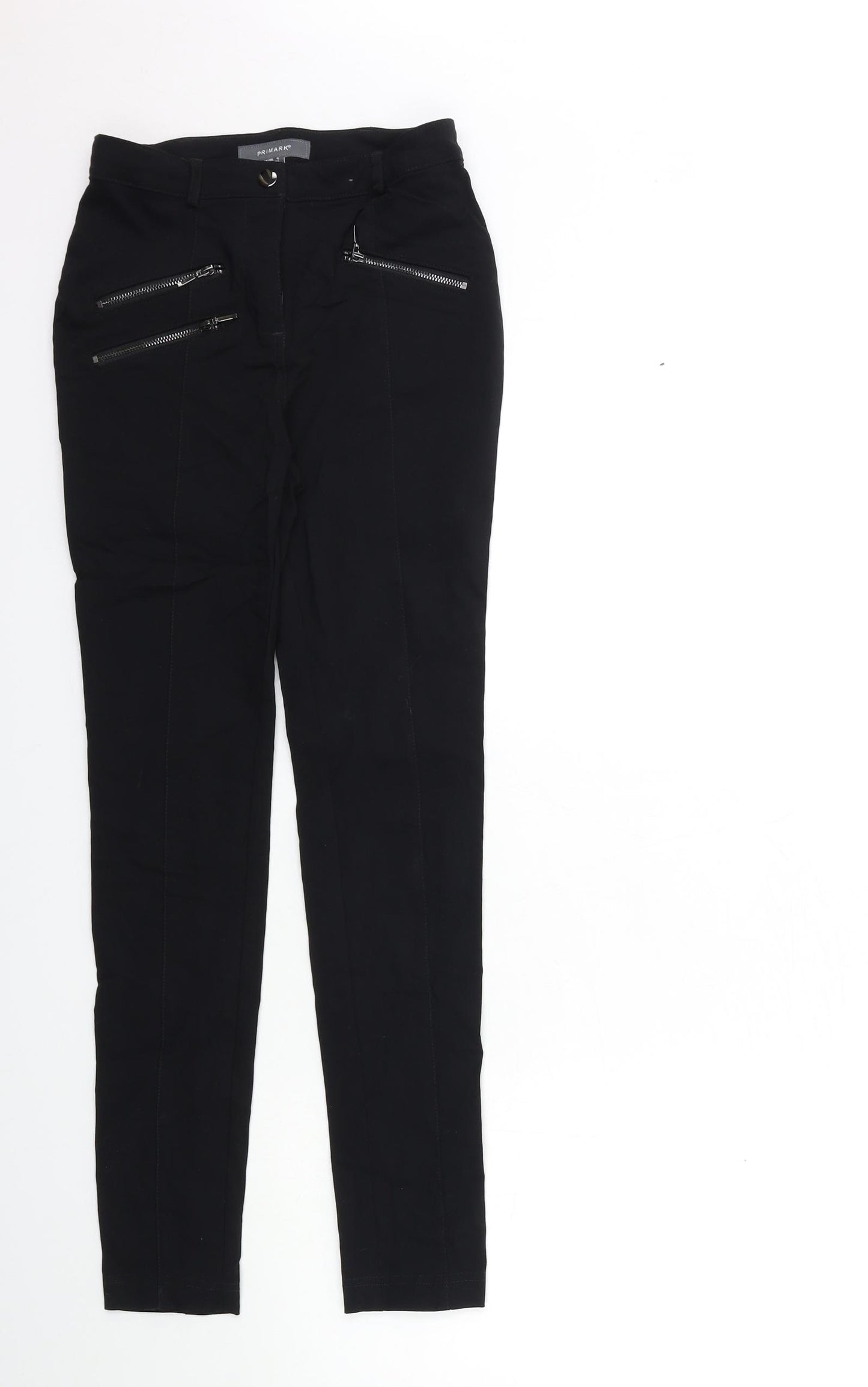 Primark Womens Black   Trousers  Size 4 L27 in