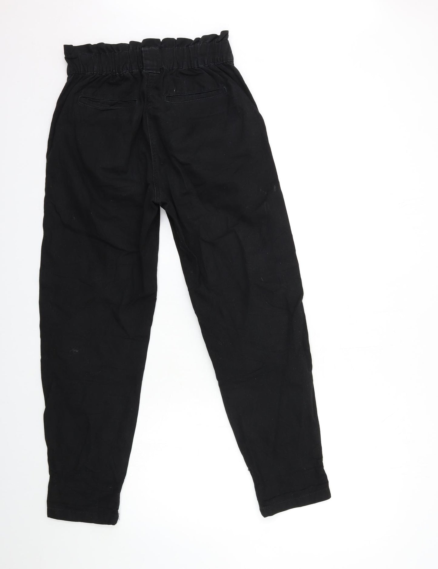 Bershka Womens Black   Cargo Trousers Size 6 L29 in
