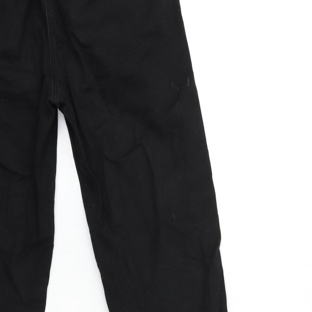 Bershka Womens Black   Cargo Trousers Size 6 L29 in