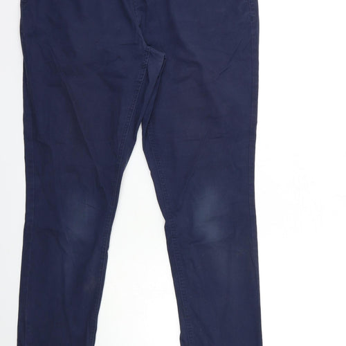 Preworn Womens Blue   Chino Trousers Size 34 in L30 in