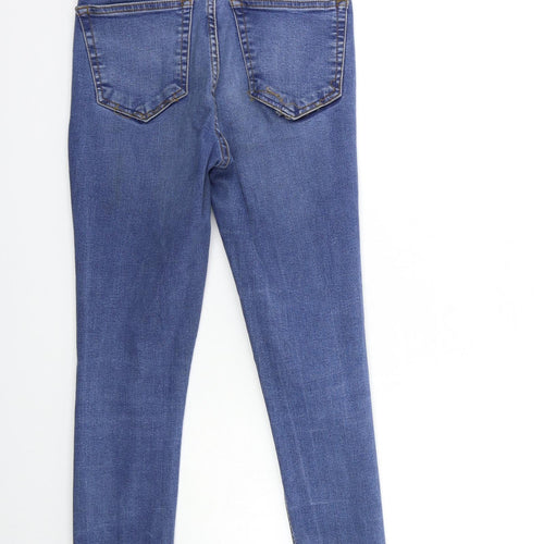 Topshop Womens Blue  Denim Skinny Jeans Size 28 in L27 in