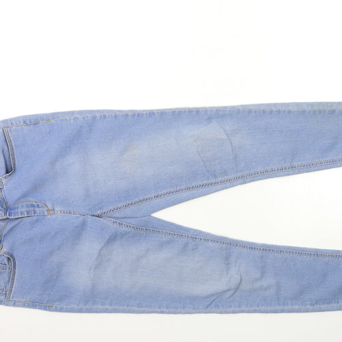 Savioa Womens Blue  Denim Skinny Jeans Size 12 L28 in