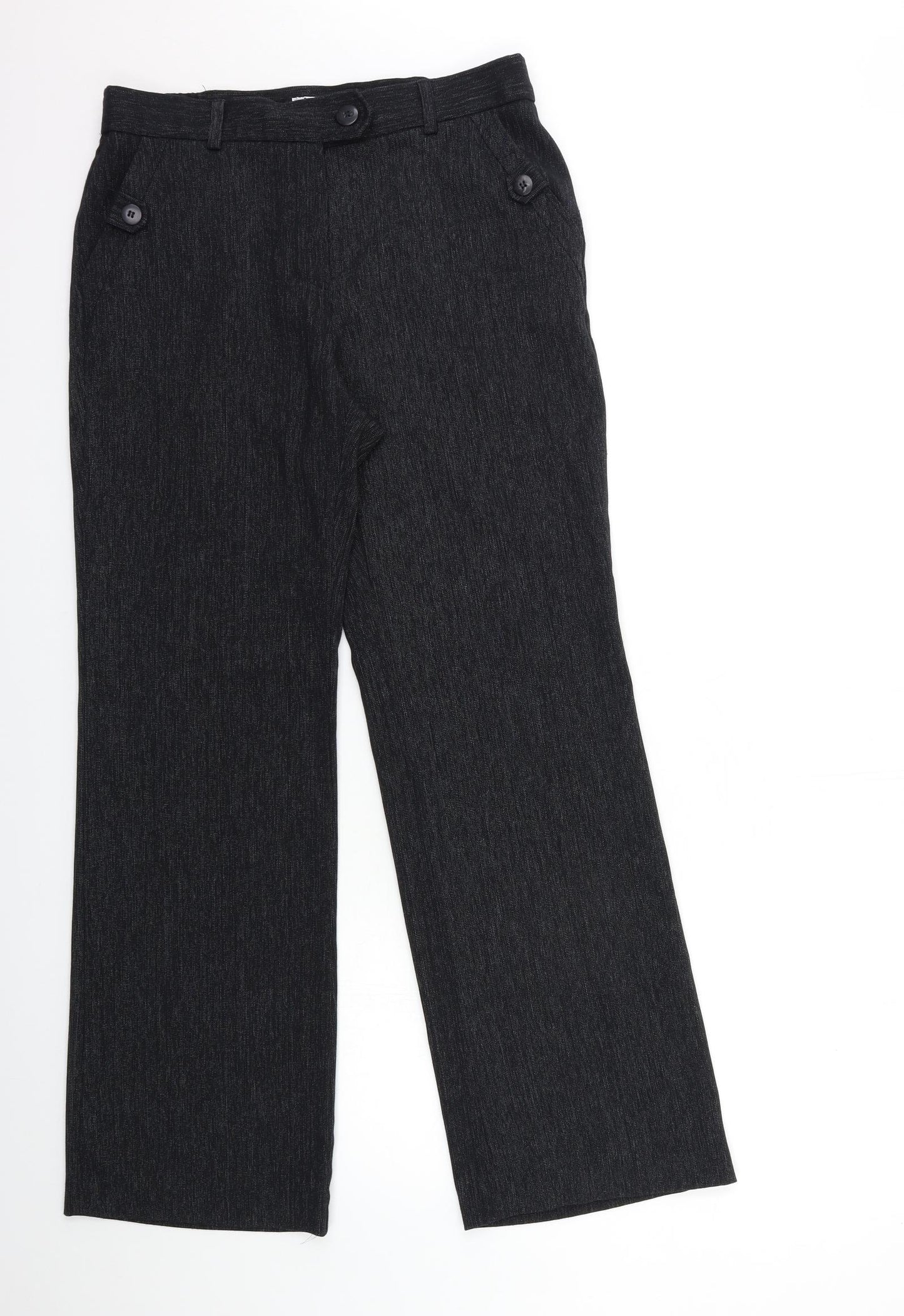 Klass Womens Black   Trousers  Size 10 L30 in
