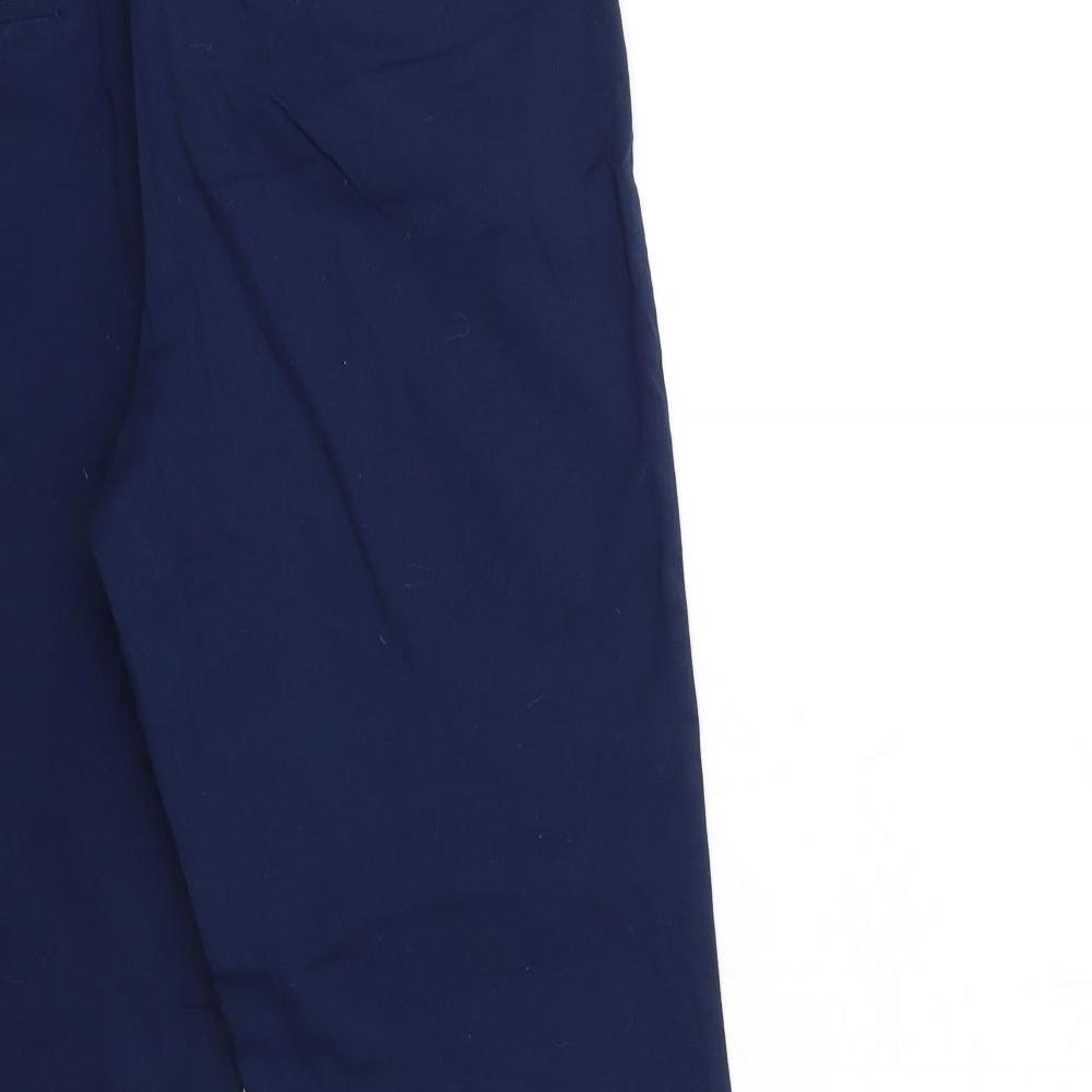 TU Womens Blue   Chino Trousers Size 14 L21 in