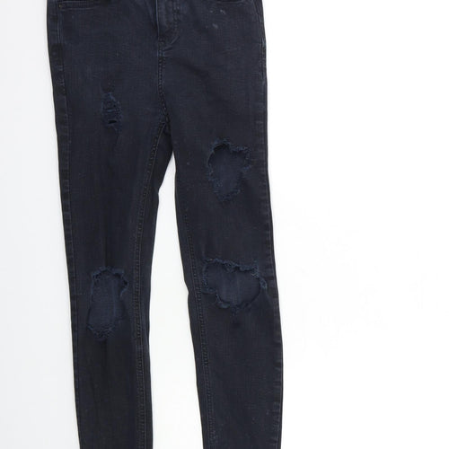 Denim & Co. Womens Blue  Denim Skinny Jeans Size 8 L27 in