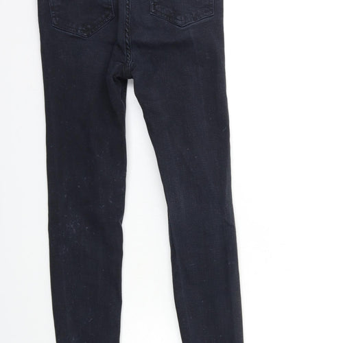 Denim & Co. Womens Blue  Denim Skinny Jeans Size 8 L27 in
