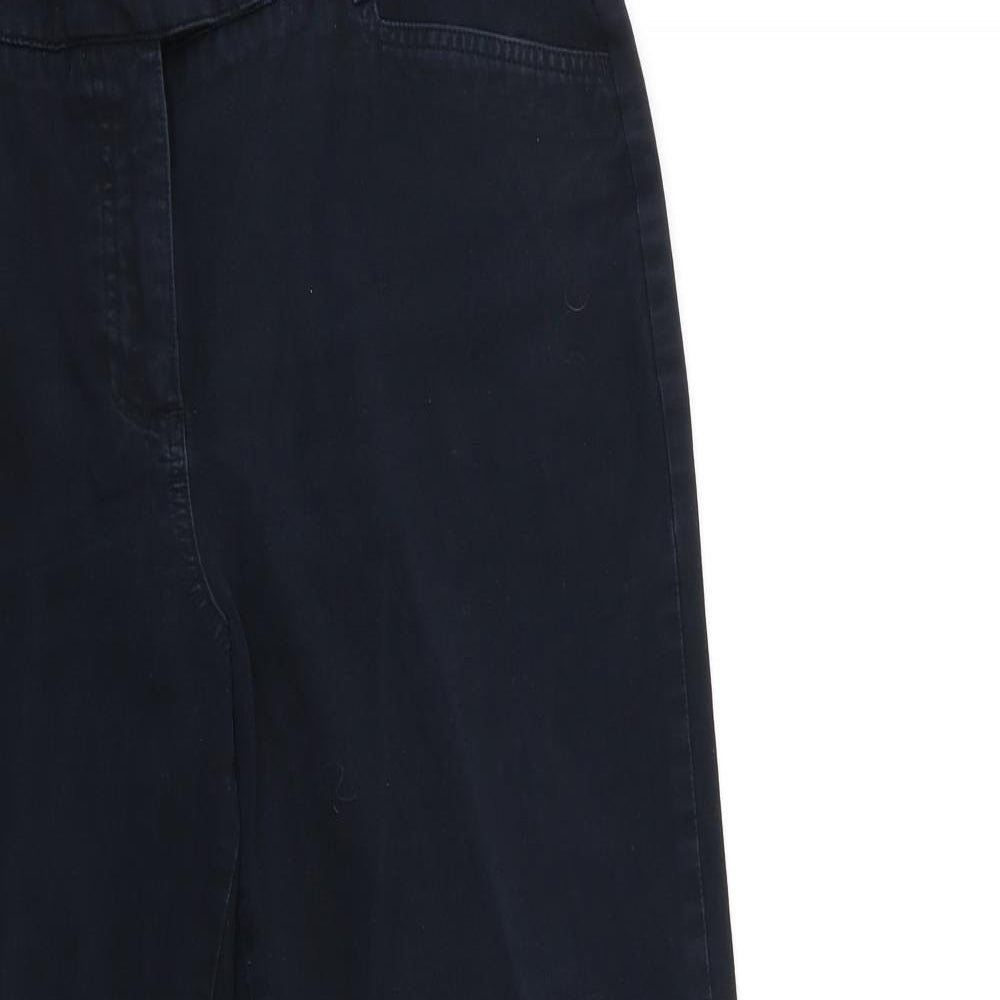 Marks and Spencer Womens Black   Trousers  Size 14 L27 in