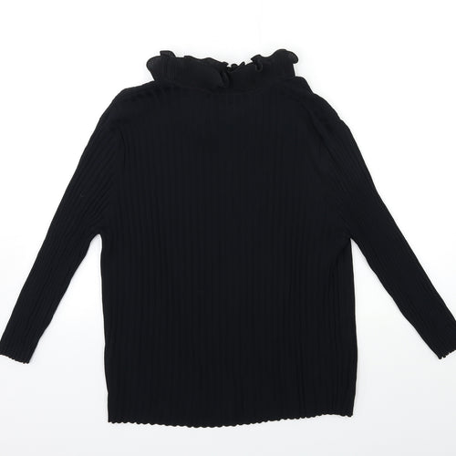Bonmarché Womens Black  Knit Pullover Jumper Size XL