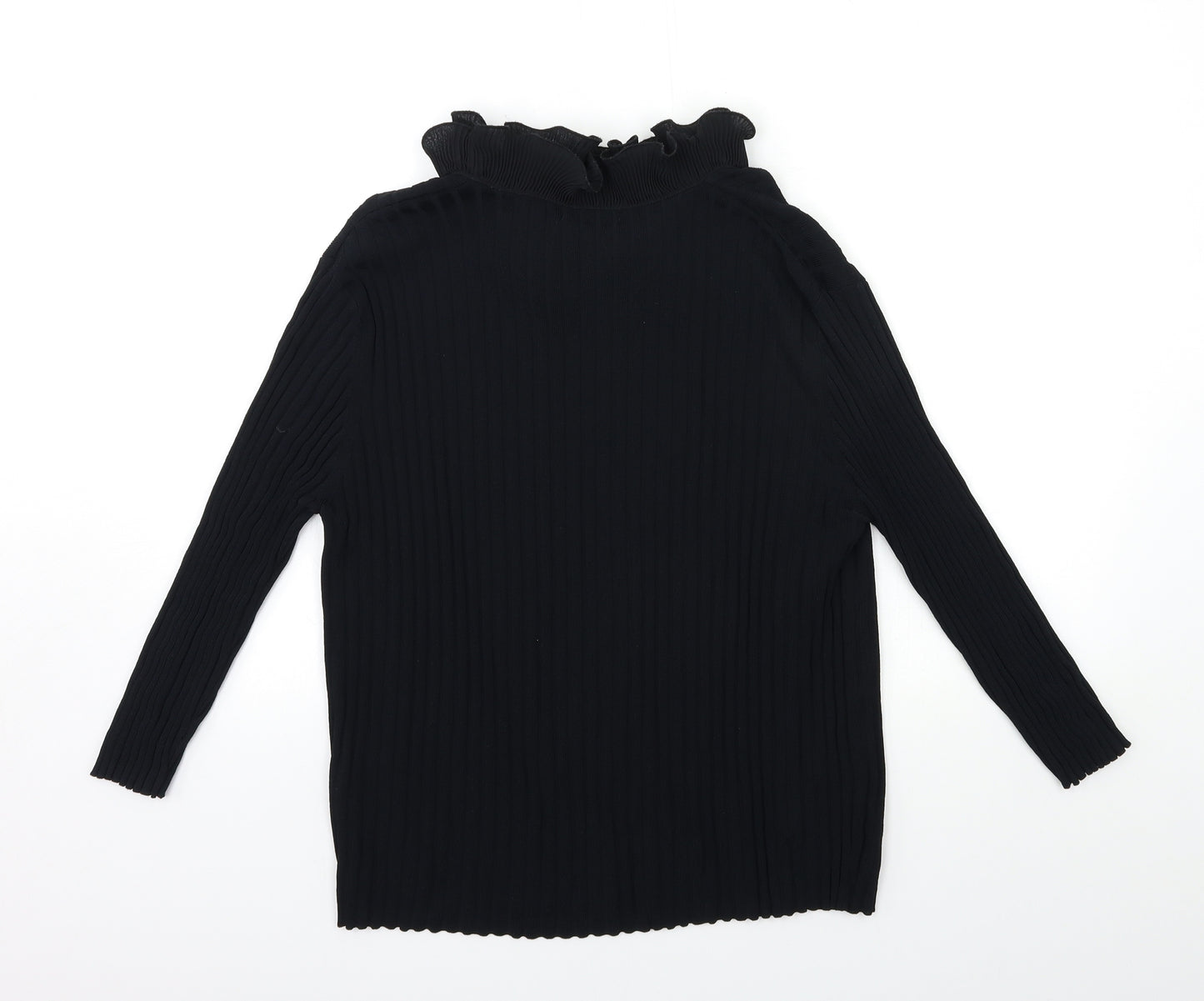 Bonmarché Womens Black  Knit Pullover Jumper Size XL