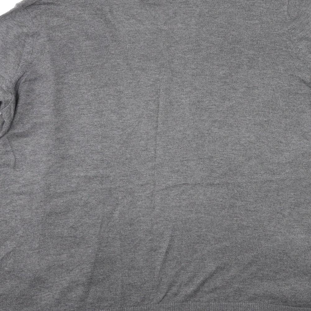 F&F Womens Grey  Knit Cardigan Jumper Size 14