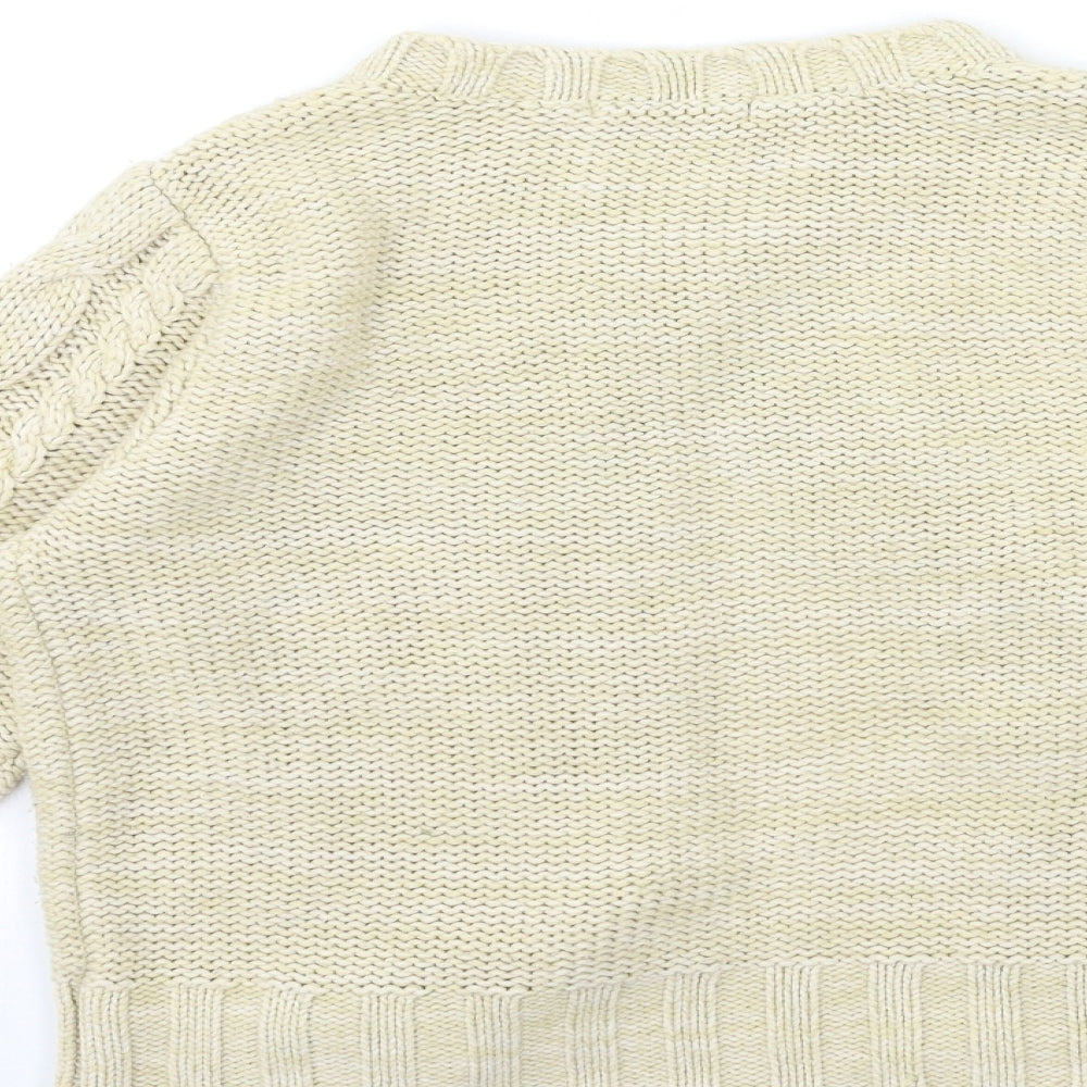 Oasis Womens Beige  Knit Cardigan Jumper Size M