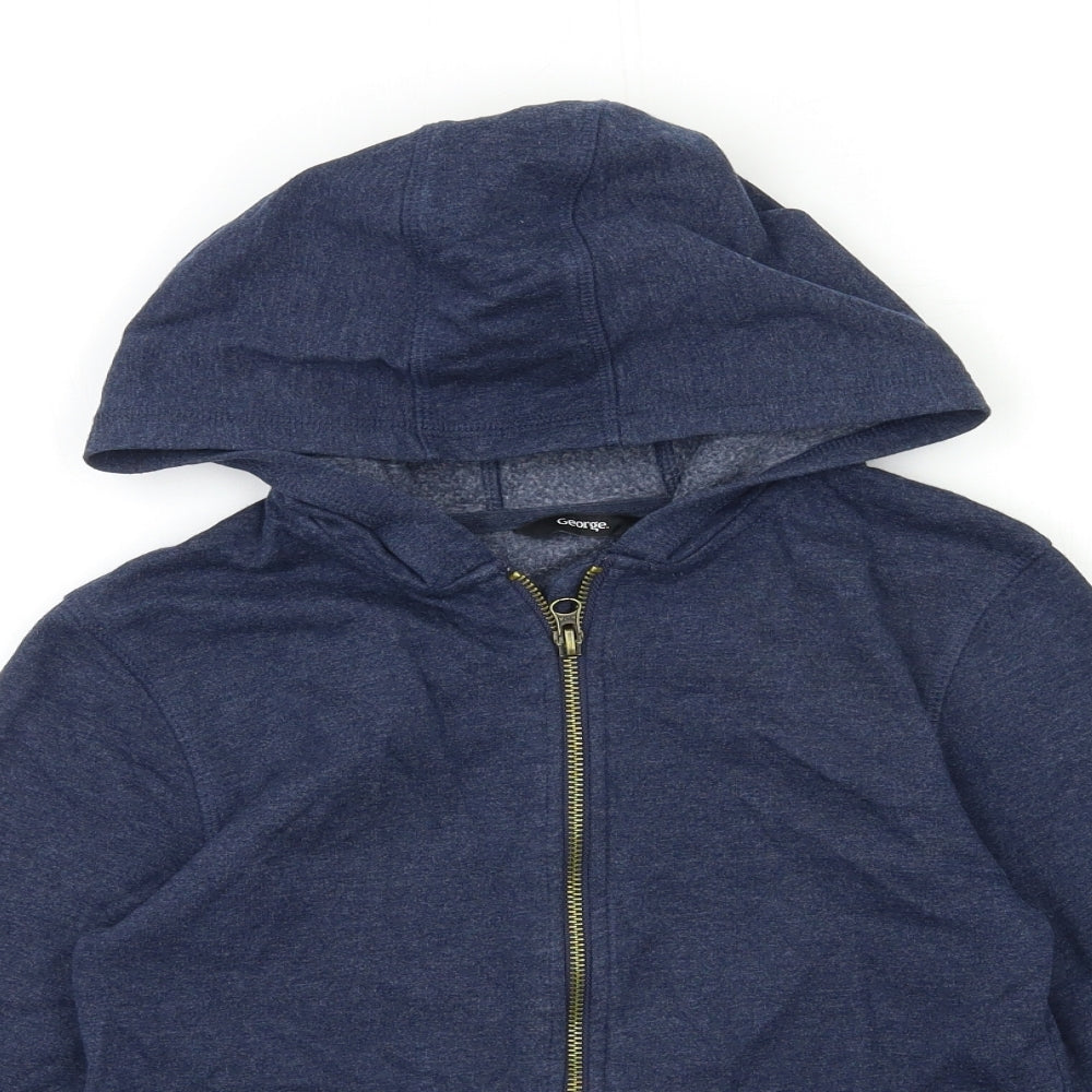 George Boys Blue   Pullover Hoodie Size 9-10 Years