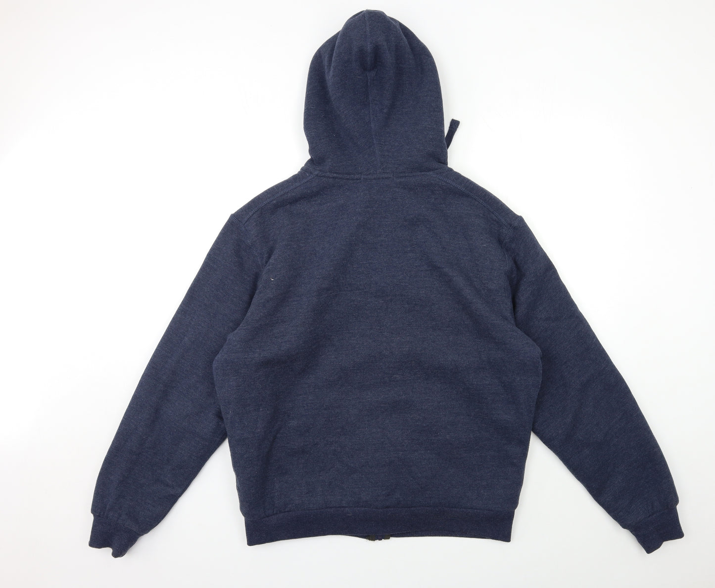 Peacocks Mens Blue   Full Zip Hoodie Size L