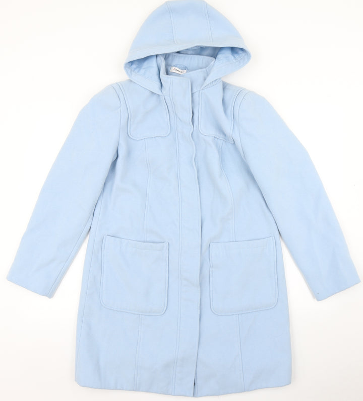 Damart Womens Blue Overcoat Coat Size 10
