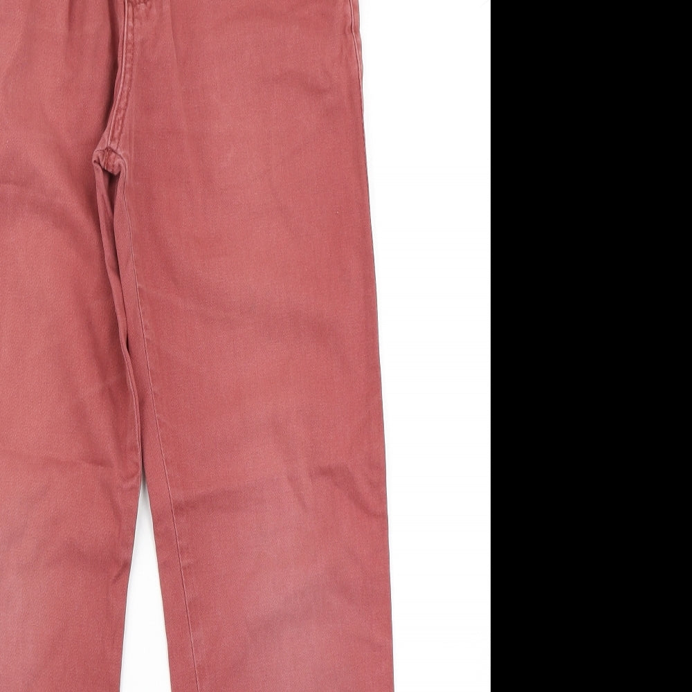 Denim Co Boys Red   Chino Trousers Size 12-13 Years
