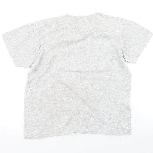 Fruit of the Loom Boys Grey   Basic T-Shirt Size 7-8 Years  - Wales Forever