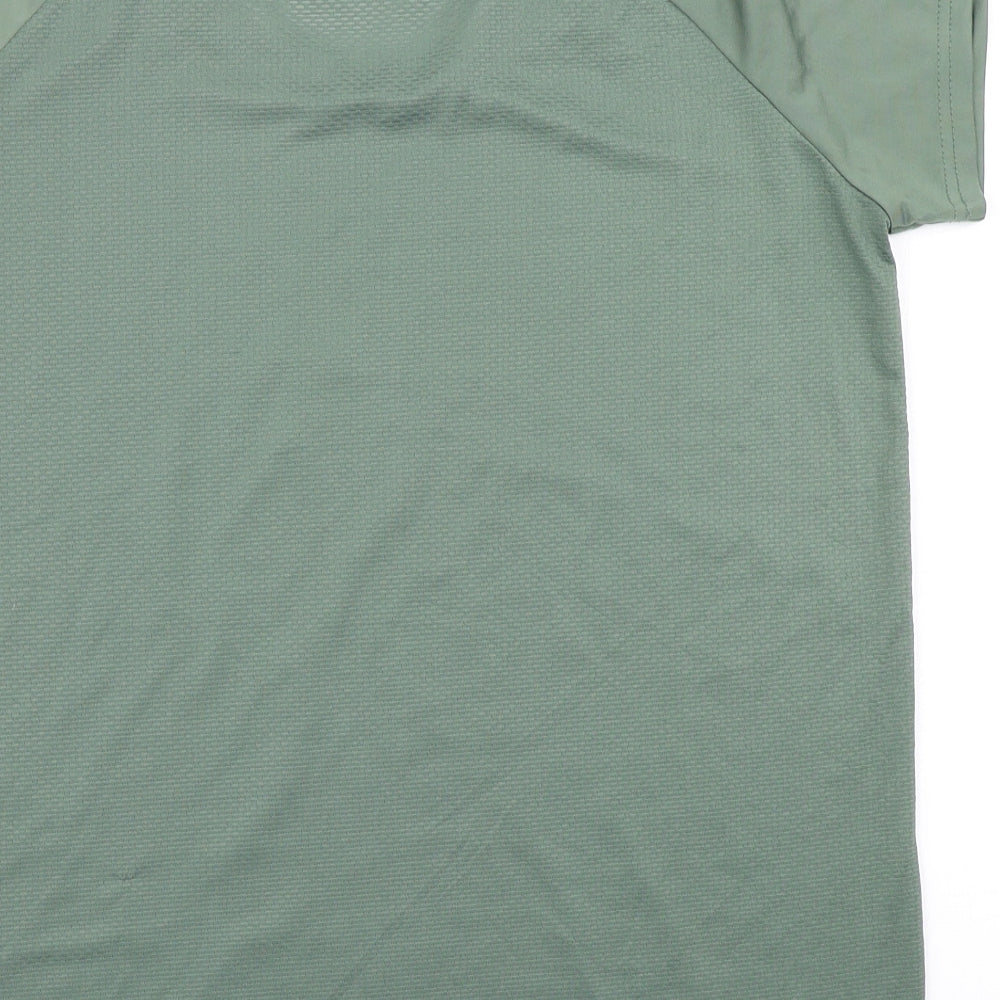 Workout Womens Green   Basic T-Shirt Size M