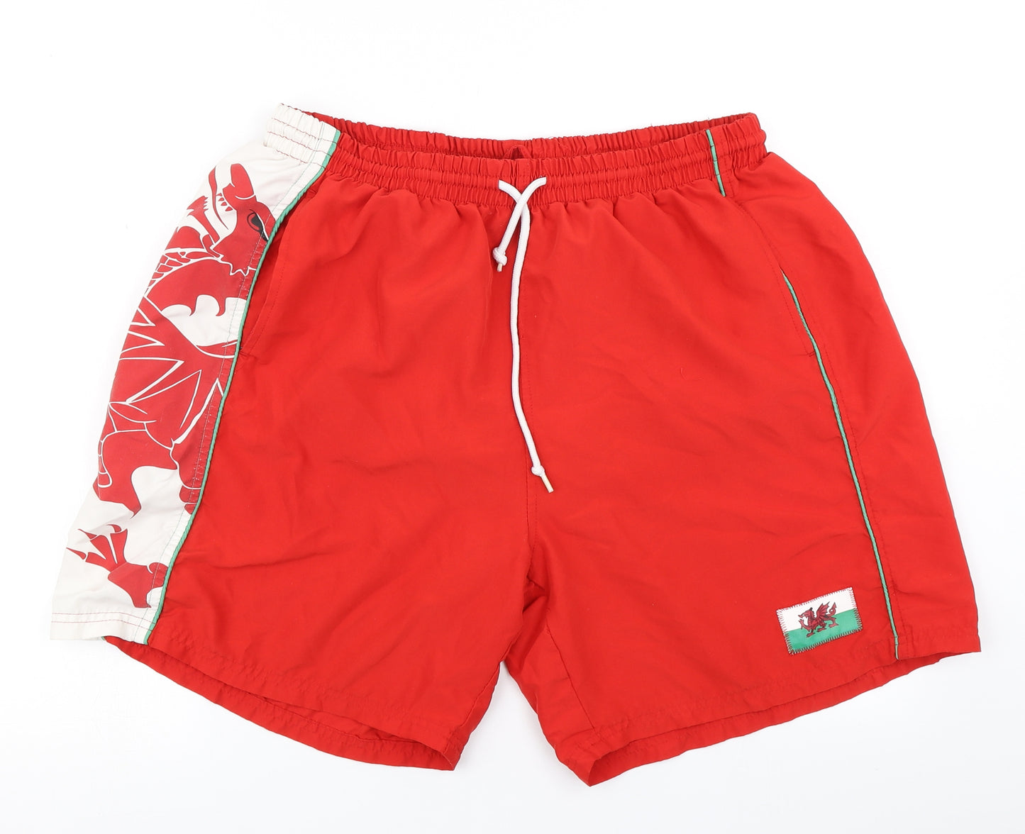 Easy Mens Red   Athletic Shorts Size 2XL - Wales