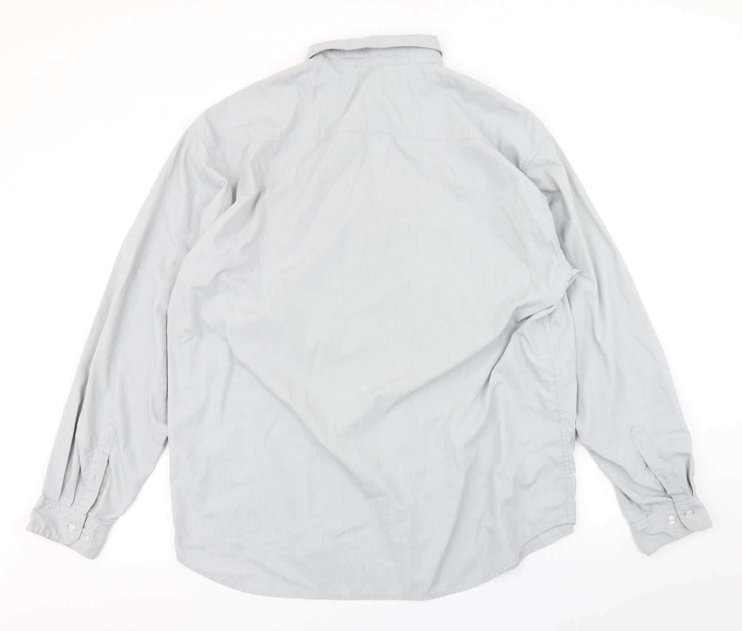 Quiksilver Mens Grey    Button-Up Size L