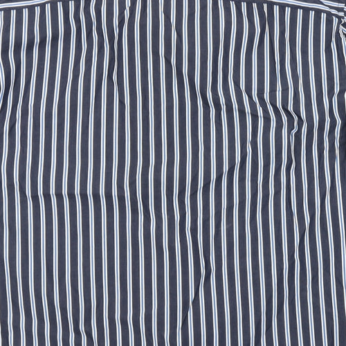 Vlue Harbour Mens Blue Striped   Button-Up Size 2XL
