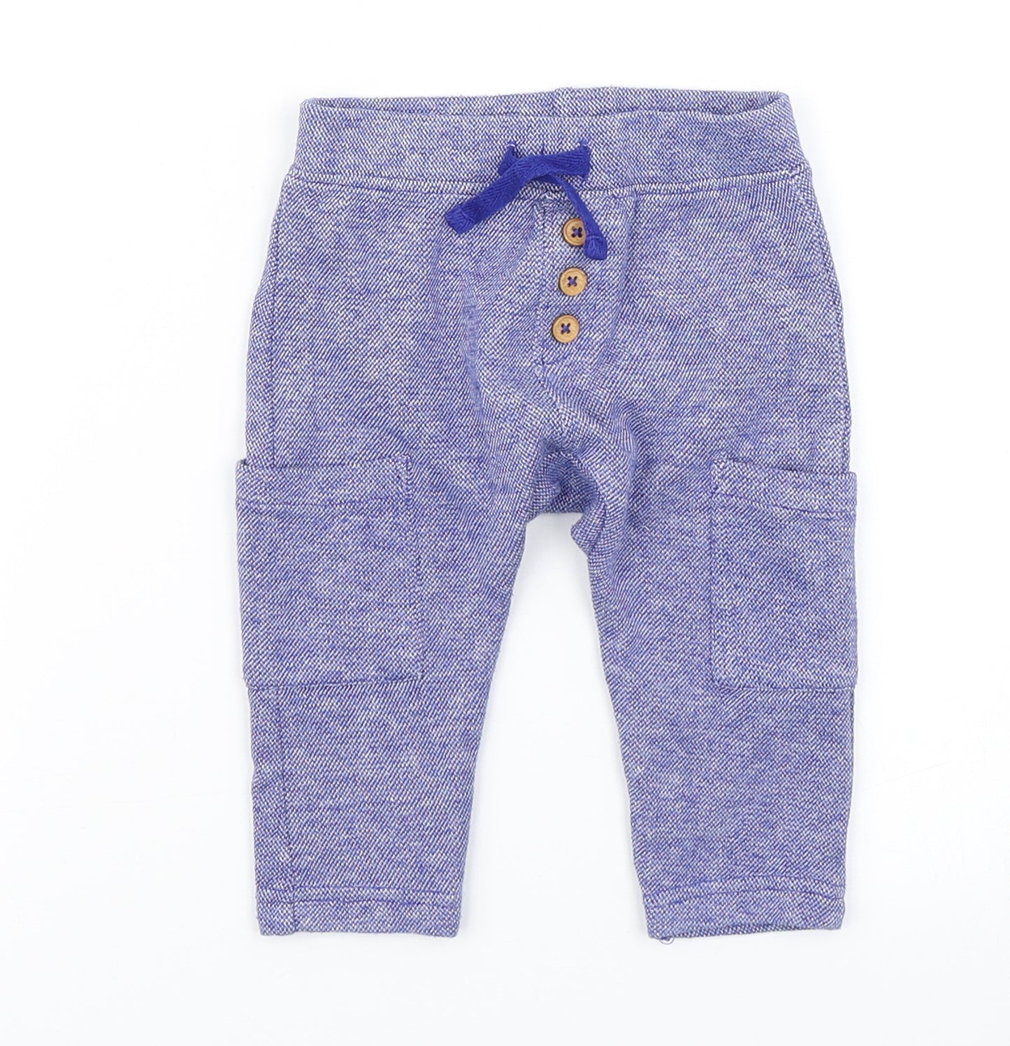 Nutmeg Boys Blue   Jogger Trousers Size 6-9 Months