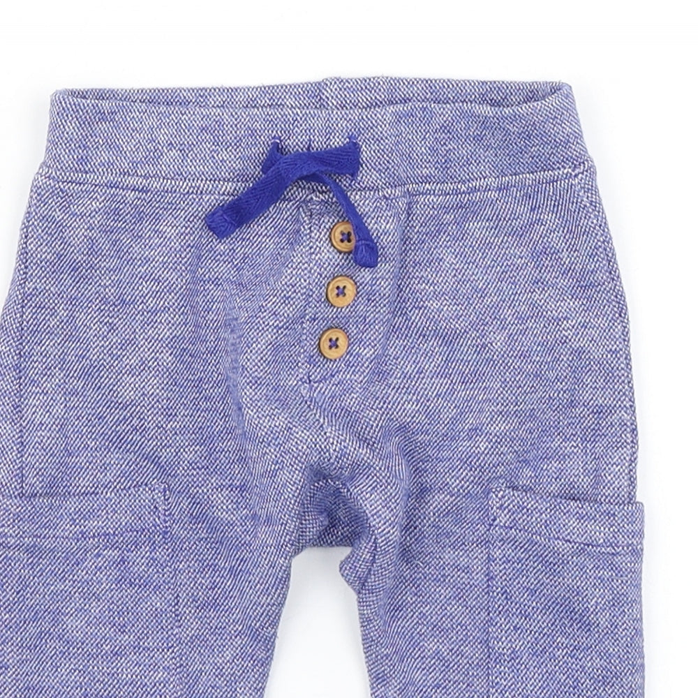 Nutmeg Boys Blue   Jogger Trousers Size 6-9 Months