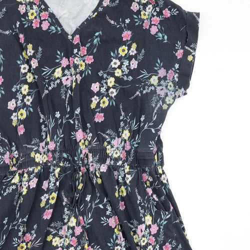 Yours Womens Blue Floral  Skater Dress  Size 20