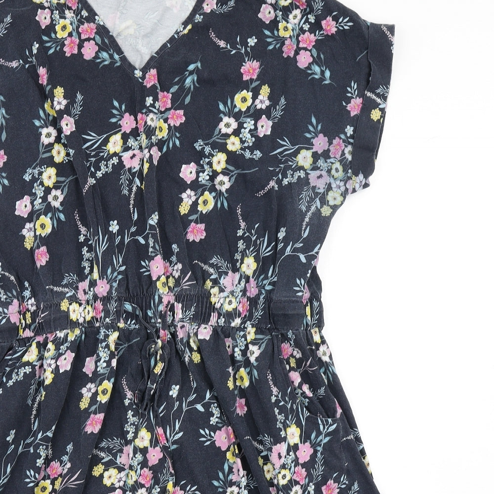 Yours Womens Blue Floral  Skater Dress  Size 20