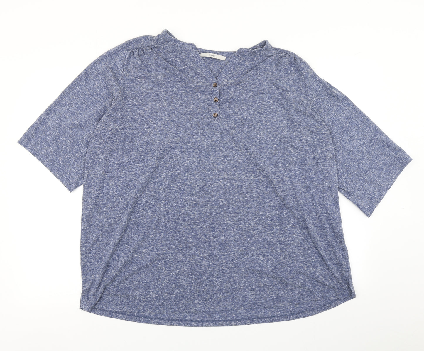 George Womens Blue   Basic T-Shirt Size 24