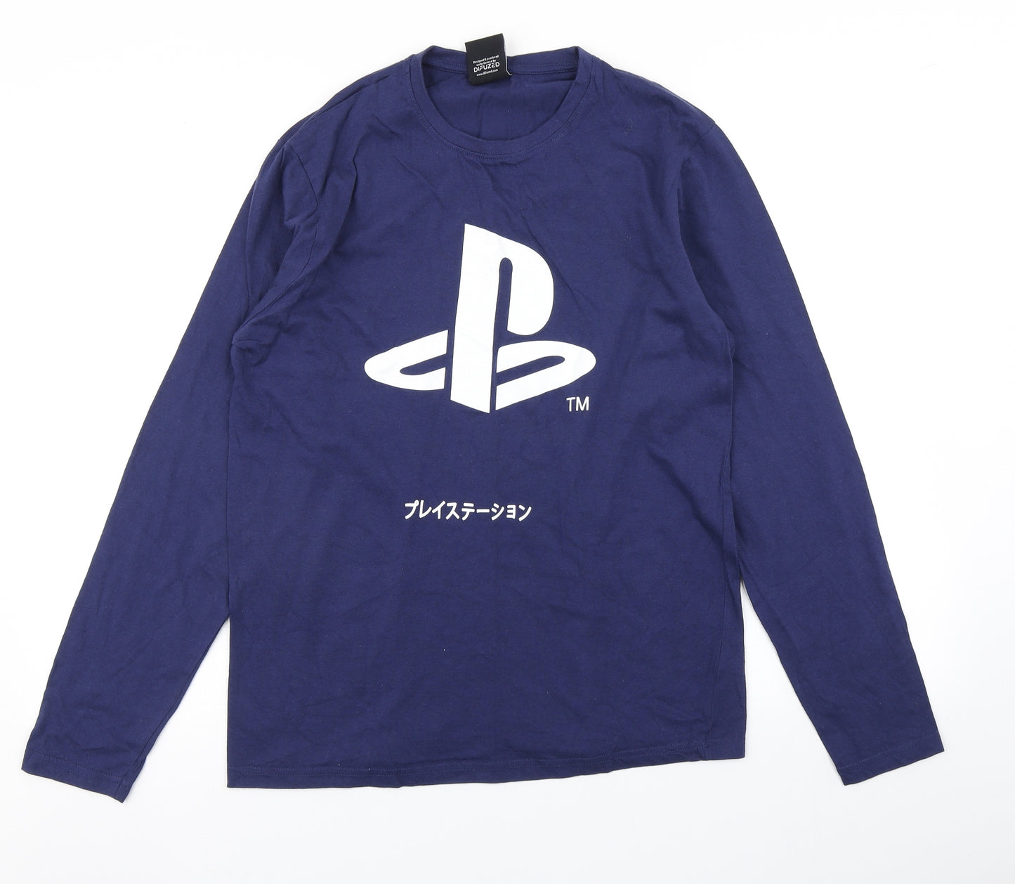 Primark Mens Blue    T-Shirt Size M