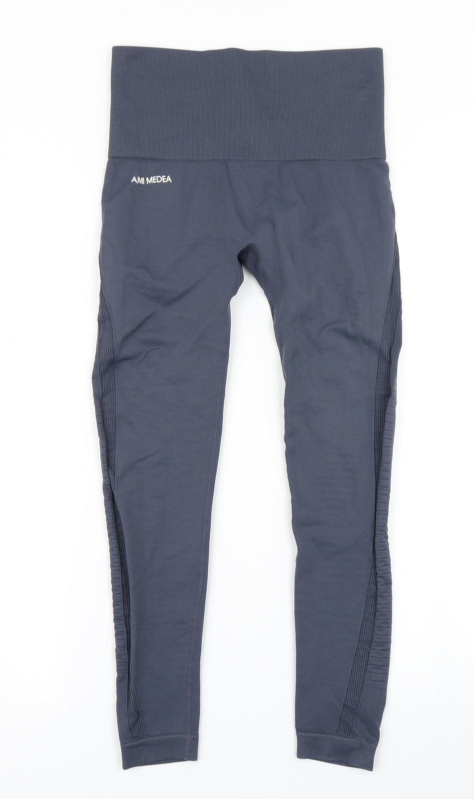 Ami medea Womens Grey   Compression Leggings Size L L23 in