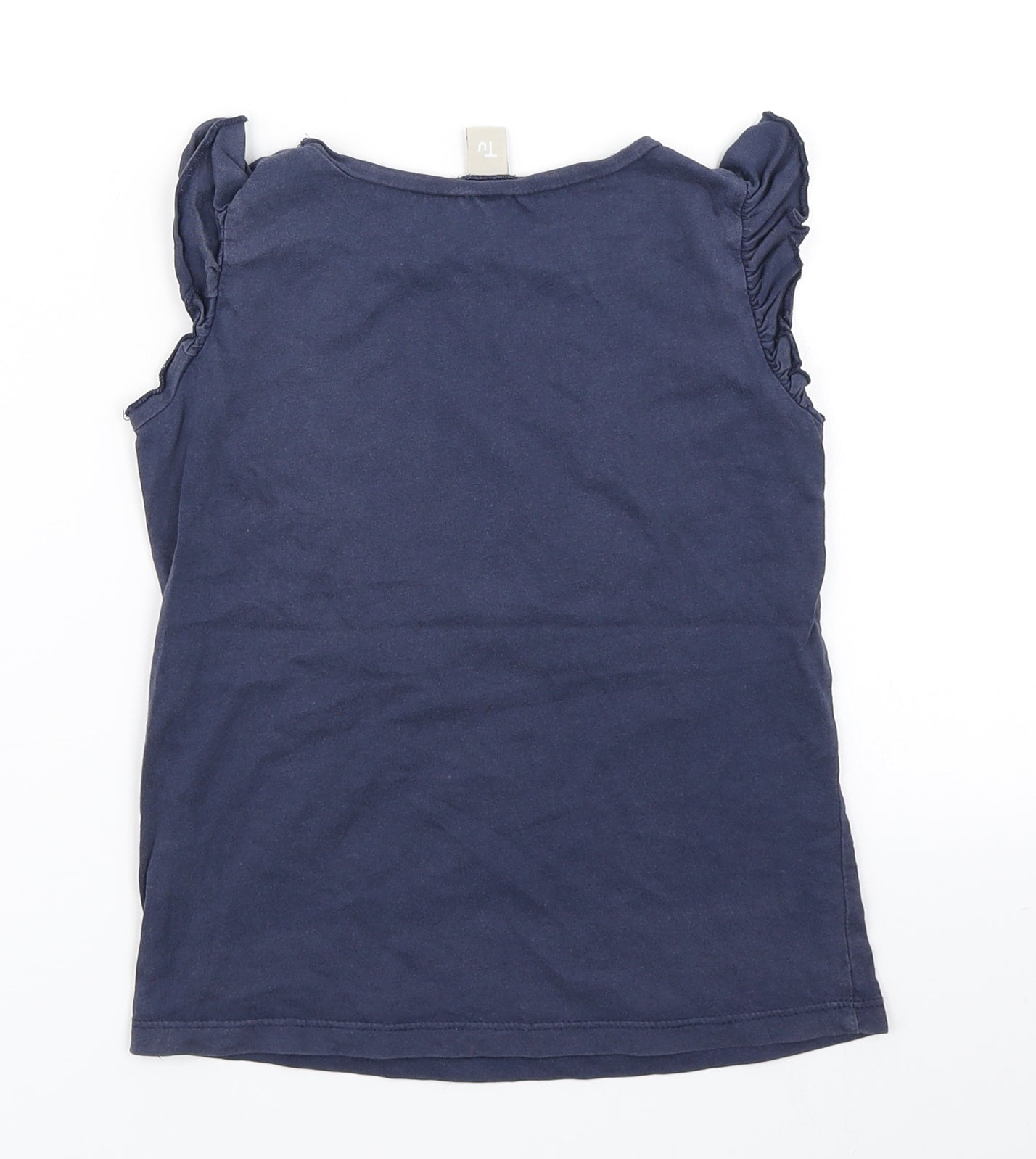 TU Girls Black   Basic T-Shirt Size 6 Years